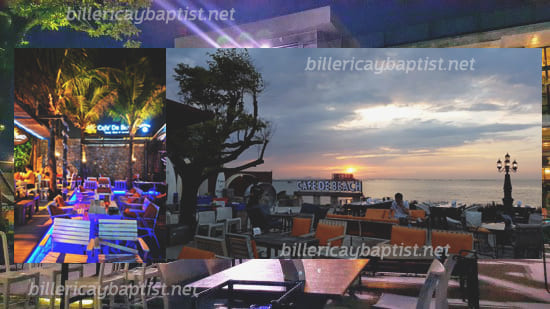 ร้านCafe De Beach3 - ร้านCafe De Beach ทานอาหารกันบรรยากาศสุดโรแมนติกริมทะเลพัทยา